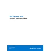 Dell Precision 7530 Workstation manual cover