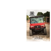 Gravely Atlas JSV 996202 2017 Utility Vehicle manual cover