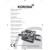 Korona 45081 Grill manual cover