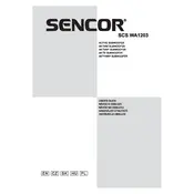 Sencor SCS WA1203 Speaker manual cover