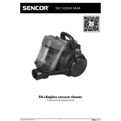 Sencor SVC 1025GR 3AAA Vacuum Cleaner manual cover