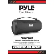 Pyle PBMSPG1BK Speaker System manual cover