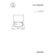 Audio-Technica AT-LP60XBT Turntable manual cover