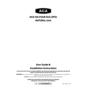 AGA Six Four Series DC6 FFD Natural Gas Cooker