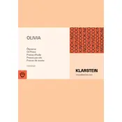 Klarstein OLIVIA 10034093 Press manual cover