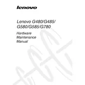 Lenovo G480 Laptop manual cover