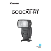 Canon Speedlite 600EX II-RT manual cover