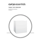 Currys Essentials CTF40W11 manual cover