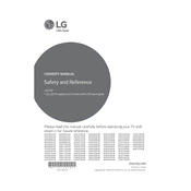 LG UK6190PUB 75UK6190PUB TV manual cover