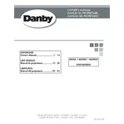 Danby DDW2404EBSS Dishwasher manual cover