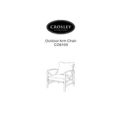 Crosley CO6109 Chair manual cover