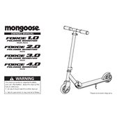 Mongoose Force 1.0 R6189 Scooter manual cover