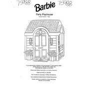 Fisher Price Mattel Barbie Party Playhouse 75988 Toy manual cover