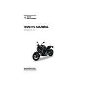 BMW F 900 R 2023 Motorcycle manual cover