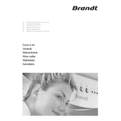 Brandt CZD4601 Wine Cellar manual cover