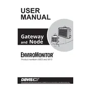 Davis EnviroMonitor 6803 Gateway manual cover