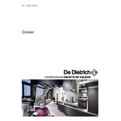 De Dietrich DCI900XU Cooker manual cover