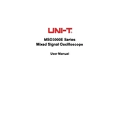 UNI-T MSO3000E Oscilloscope manual cover