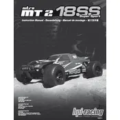 HPI Racing Nitro MT2 18SS 12003 Race Kit manual cover