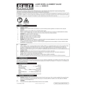 Sealey GA50.V3 Laser Aligner manual cover