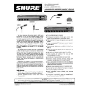 Shure AMS4000 Microphone manual cover