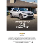 Chevrolet Traverse 2023 manual cover