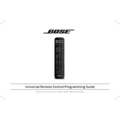 Bose CineMate 15 Remote manual cover