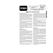 Toro 18-inch 20780C Mower manual cover