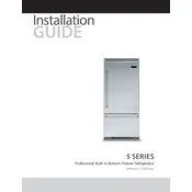 Viking VCBB5363E Refrigerator manual cover