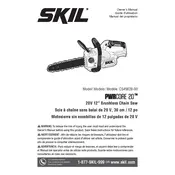 Skil CS4562B-00 Chainsaw manual cover