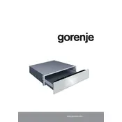 Gorenje WD1410B Warming Drawer manual cover