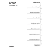 Roland GP607 manual cover