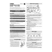 Yamaha System65 Guitar manual cover