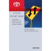 Toyota 4Runner Entune 2019 SUV manual cover