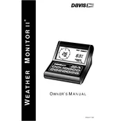 Davis Weather Monitor II 7440 Monitor manual cover