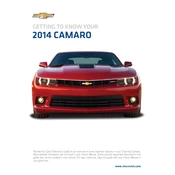 Chevrolet Camaro 2014 manual cover