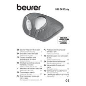 Beurer HK 54 Heat Pad manual cover