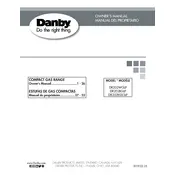 Danby DR202BGLP Range manual cover