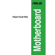 ASUS P5G41TD-M PRO Motherboard manual cover