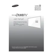 Samsung JS85xx UN48JS8500FXZA TV manual cover