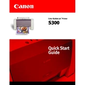 Canon Color Bubble Jet S300
