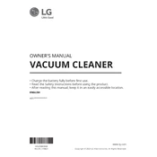 LG A912PM A912PM.BTPELGA Vacuum manual cover