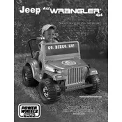 Power Wheels Mattel Jeep Blitz M3864 Toy manual cover