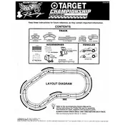 Hot Wheels Mattel Electric Racing Target Championship 37056 Toy manual cover