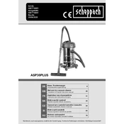 Scheppach ASP30PLUS 5907716901 Vacuum Cleaner manual cover