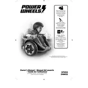 Power Wheels Mattel Wild Thing DFV03 Toy manual cover