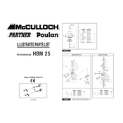 McCulloch HBM25 manual cover