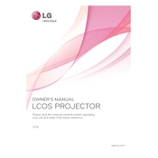 LG CF3D CF3D.AUS Projector manual cover