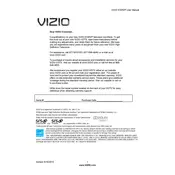 Vizio E320VP TV manual cover