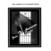 Fender American Standard 10-7400 Guitar manual cover